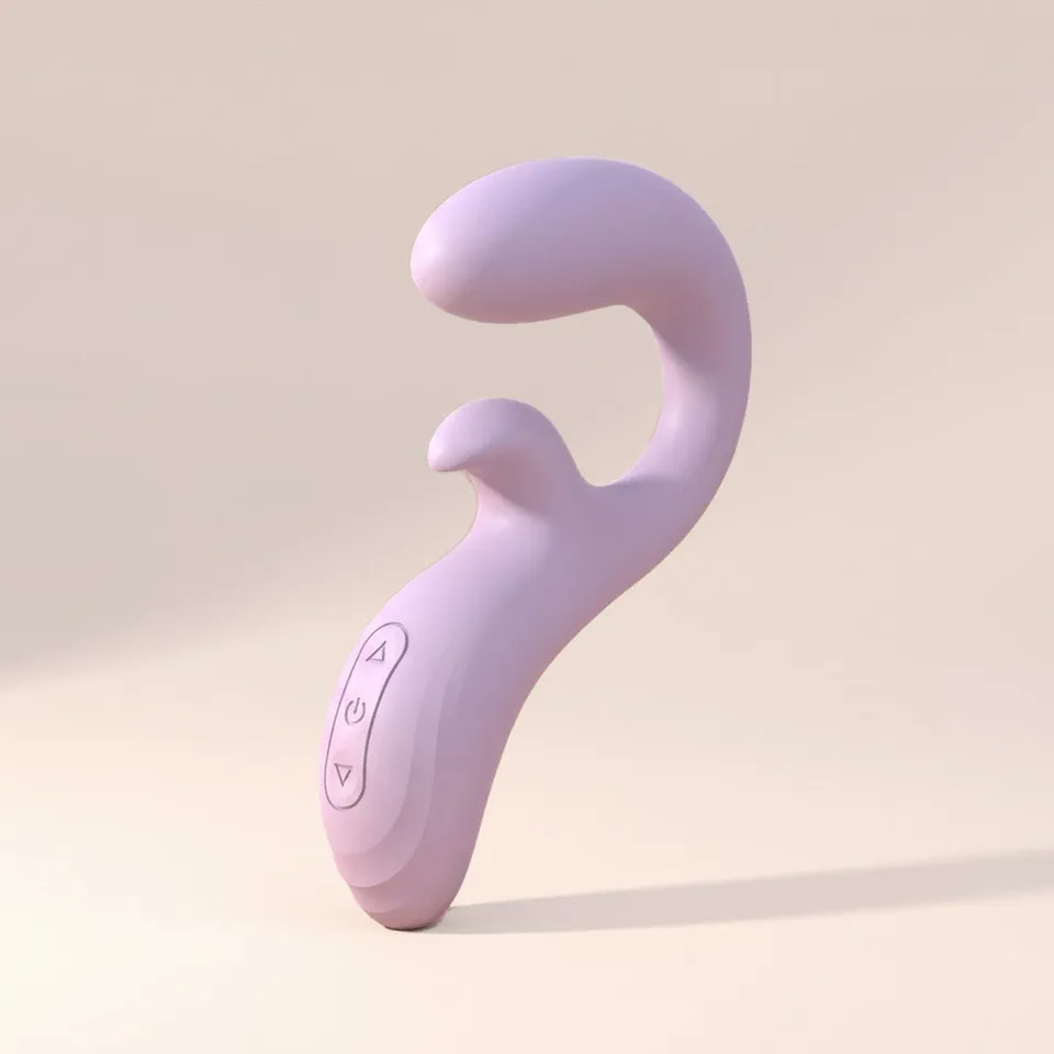 be-happy-calypso-vibromasseur-point-g-violet-double-moteur image 1