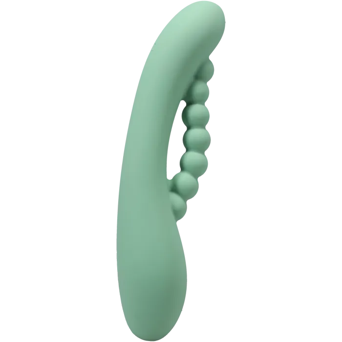 doc-johnson-kakui-me-vibrateur-silicone-vert-clitoridien image 1