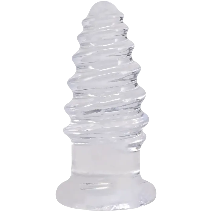 doc-johnson-crystal-jellies-anal-twist-plug-anal-transparent-5 image 1