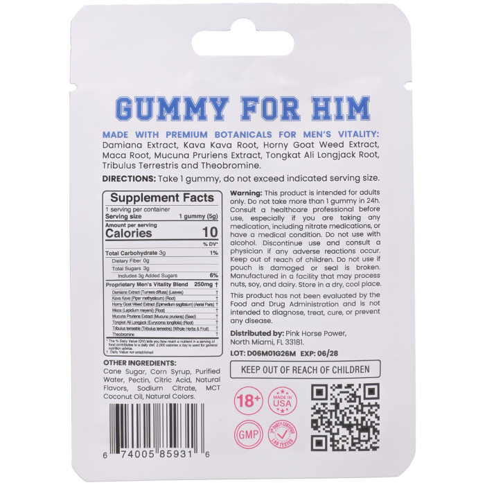 cam-ron-for-him-pink-horse-power-gummy-framboise-bleue image 2