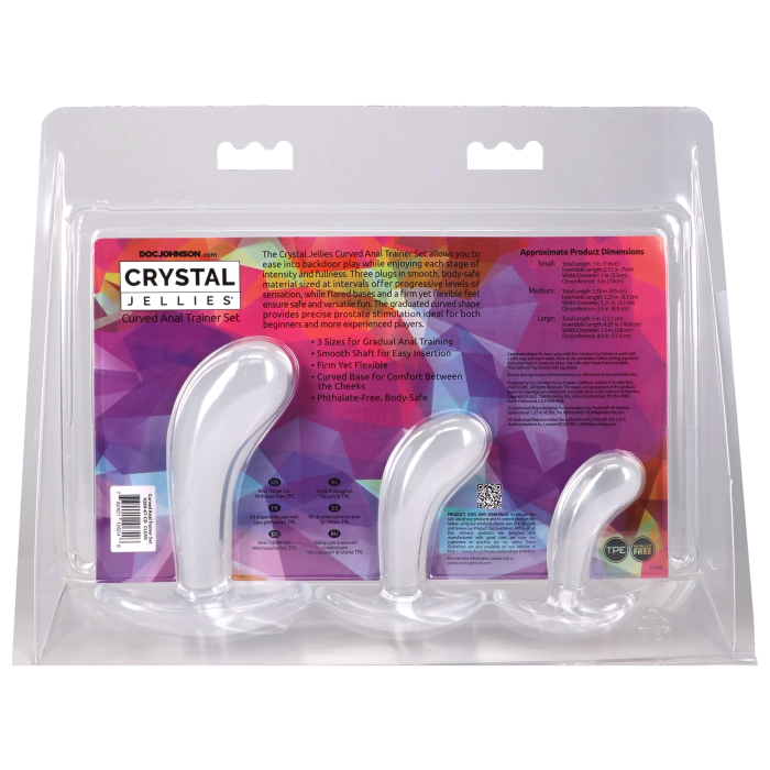 doc-johnson-crystal-jellies-kit-3-plugs-anaux-transparents image 6