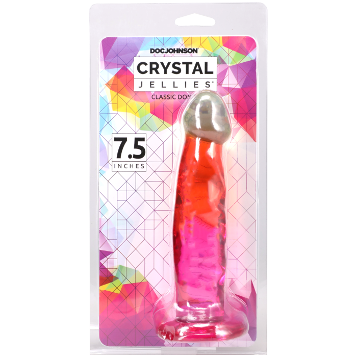doc-johnson-crystal-jellies-7-5-inch-gode-rainbow-souple image 5