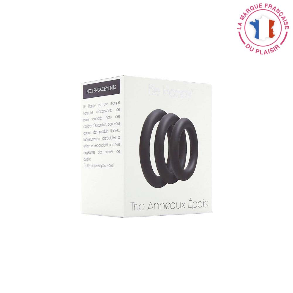 be-happy-trio-cockrings-pais-anneau-p-nien-noir-rection image 6