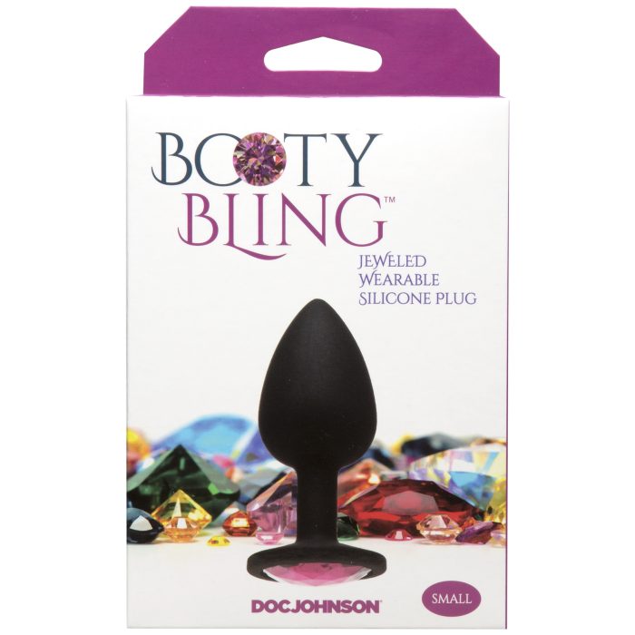 doc-johnson-booty-bling-plug-anal-bijou-rose-silicone-small image 3