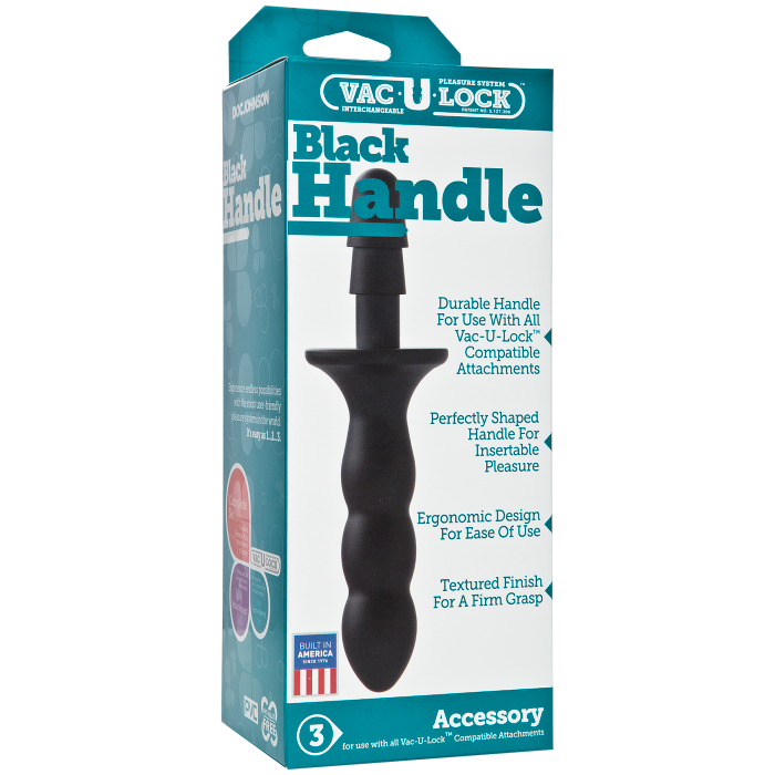 doc-johnson-vac-u-lock-black-handle-poign-e-harnais-noire-pvc image 2
