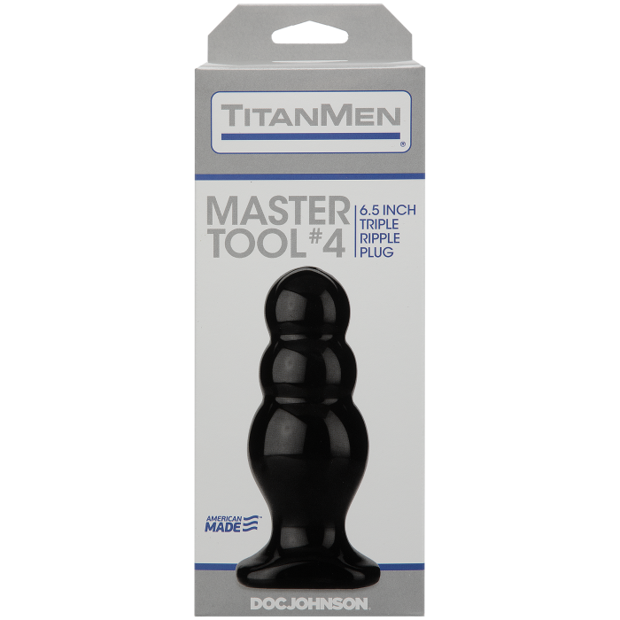 doc-johnson-titanmen-master-tool-4-plug-anal-noir image 5