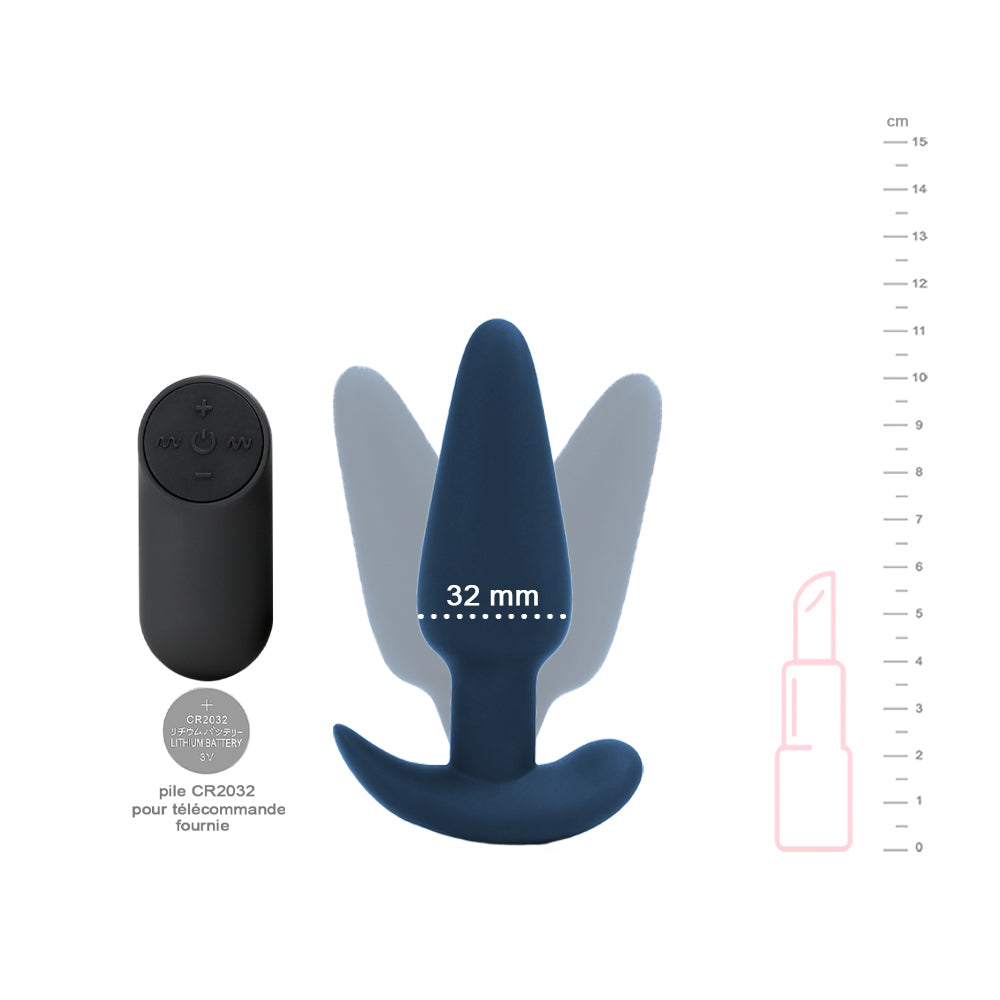 be-happy-temp-te-plug-anal-vibrant-bleu-t-l-command-silicone image 6