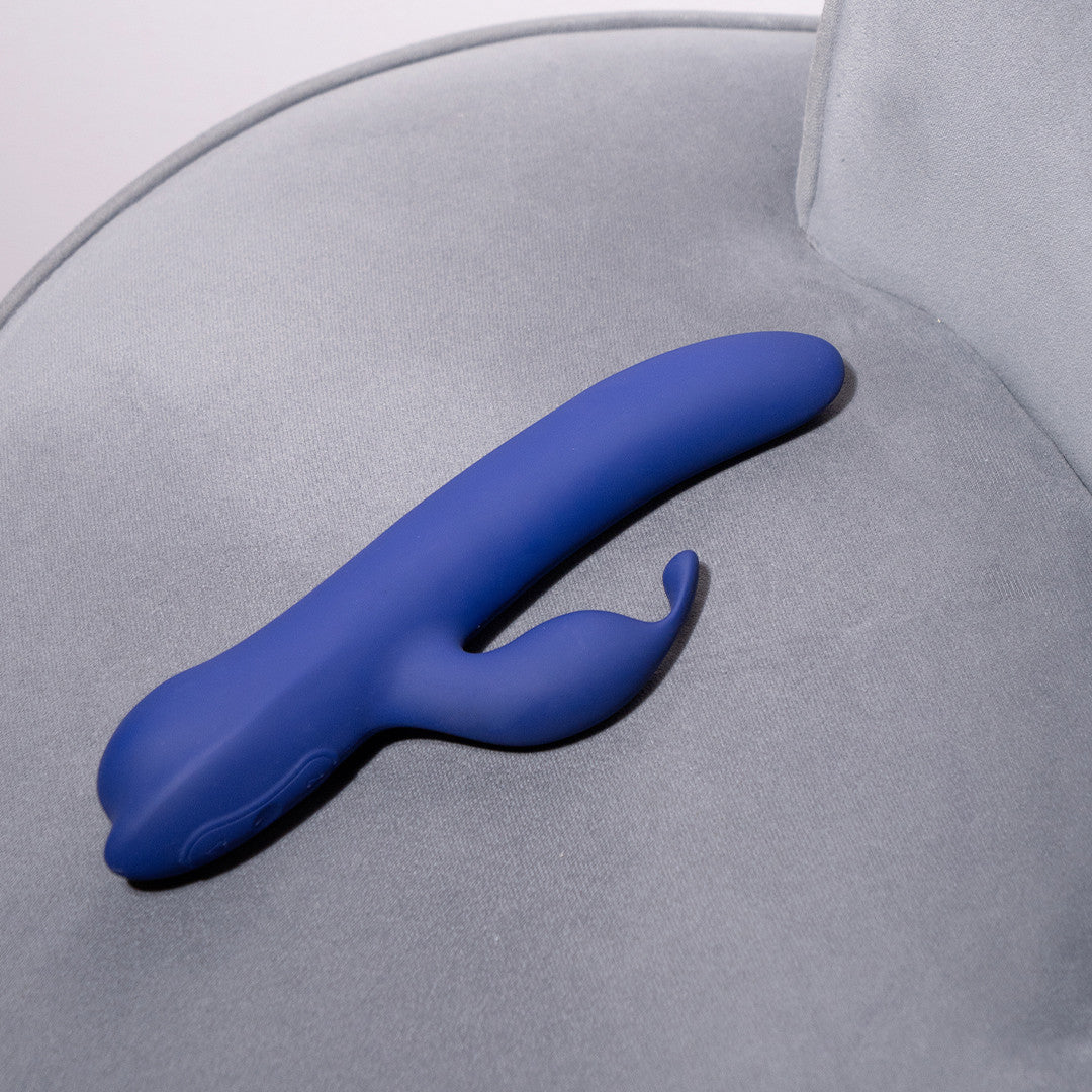 be-happy-rep-re-rabbit-vibrant-bleu-double-stimulation-silicone image 2