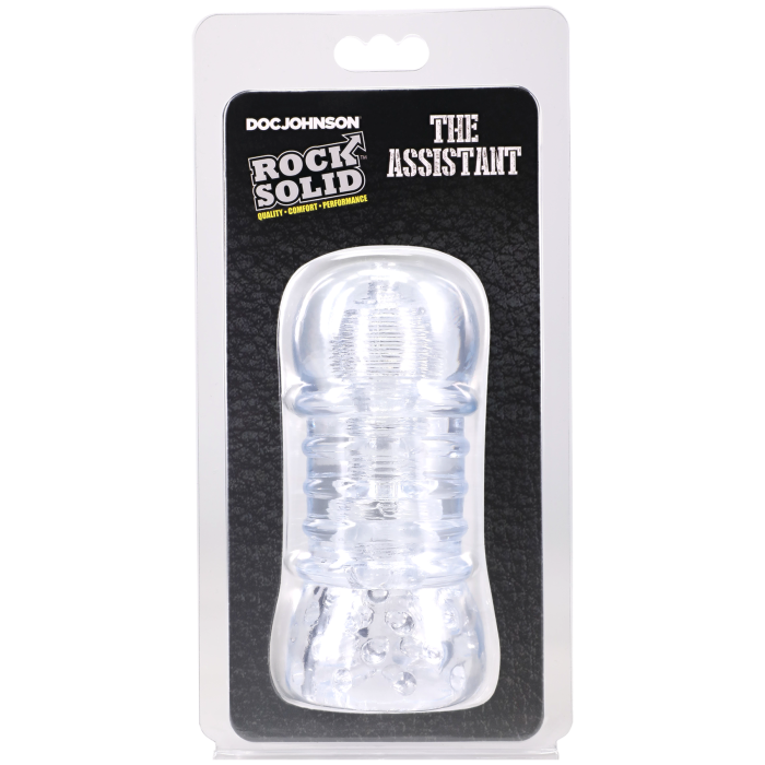 doc-johnson-rock-solid-the-assistant-masturbateur-transparent image 5