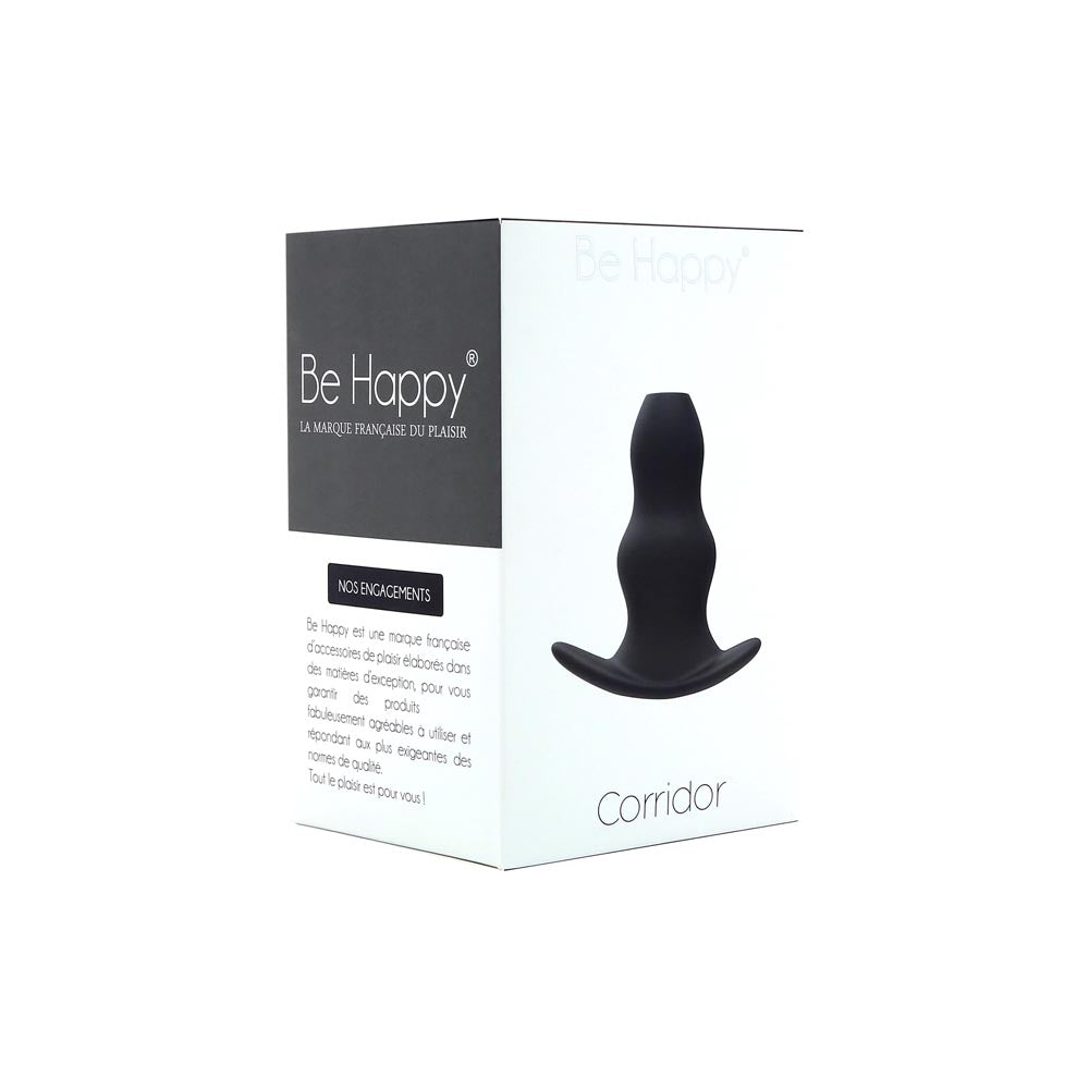 be-happy-corridor-tunnel-plug-anal-noir-silicone image 5