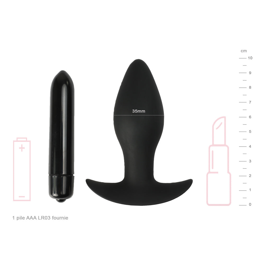be-happy-excitation-plug-anal-vibrant-noir image 2