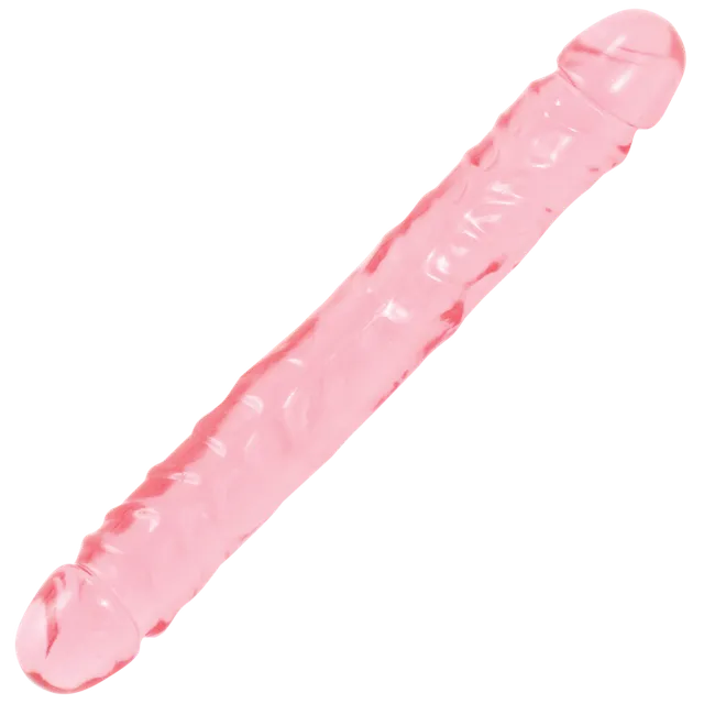 doc-johnson-crystal-jellies-double-gode-rose-30-cm image 1