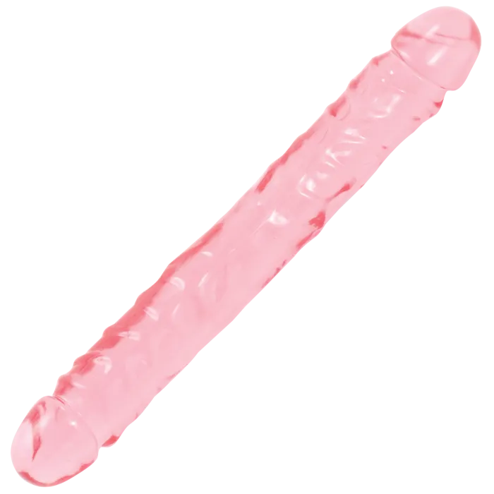 doc-johnson-crystal-jellies-double-gode-rose-30-cm image 1