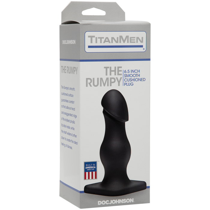 doc-johnson-titanmen-the-rumpy-plug-anal-noir-pvc image 2