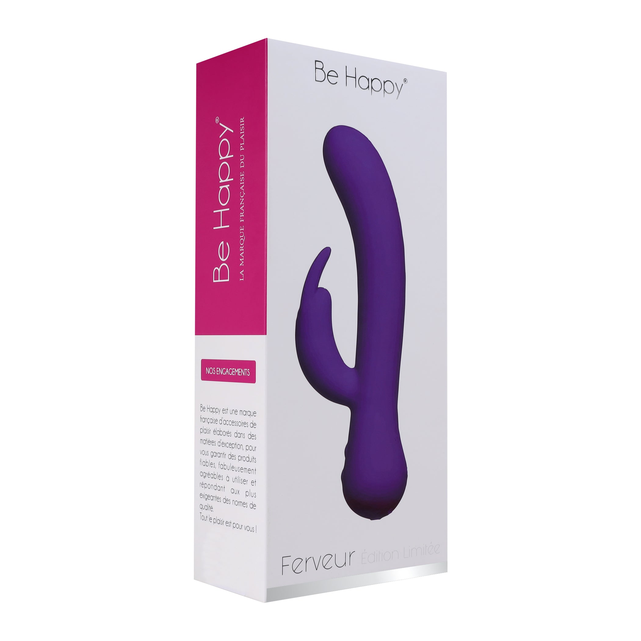 be-happy-ferveur-vibromasseur-rabbit-violet-rechargeable-clitoris image 5