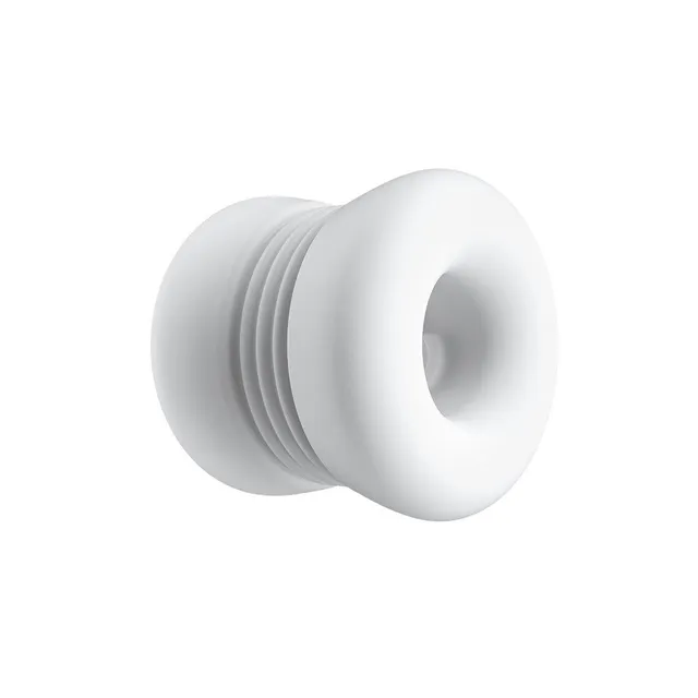 be-happy-wavy-masturbateur-cockring-bumper-blanc-tpe-souple image 1