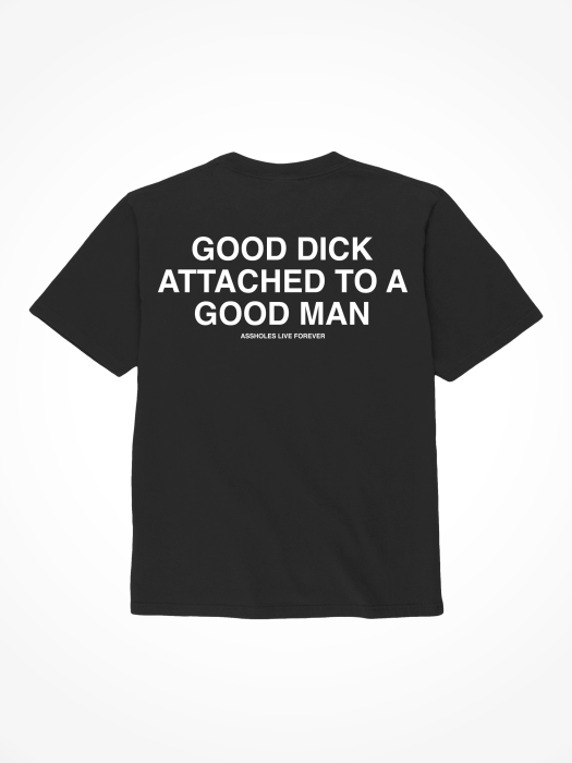 assholes-live-forever-t-shirt-good-dick-noir-coton-s image 2