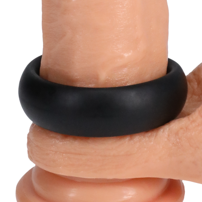 doc-johnson-rock-solid-anneau-p-nien-silicone-noir-taille-m image 5