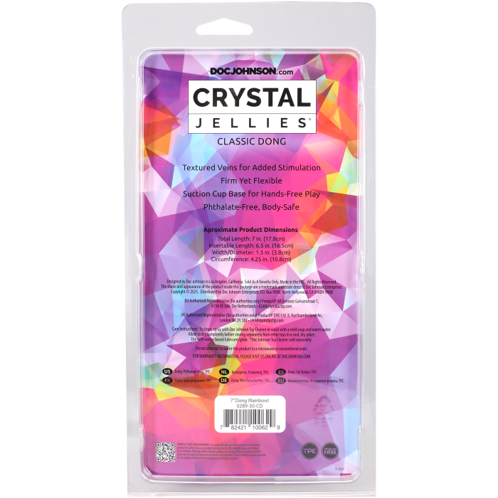 doc-johnson-crystal-jellies-gode-18-cm-rainbow image 6