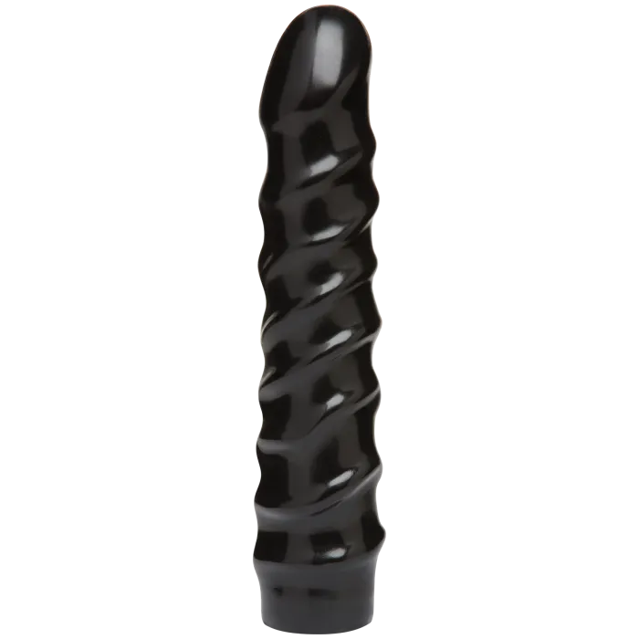 doc-johnson-vac-u-lock-codeblack-gode-20-cm-noir-spirale image 1