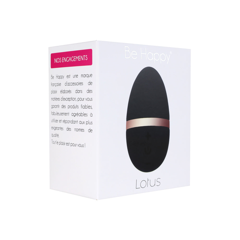 be-happy-lotus-galet-vibrant-clitoridien-noir-et-or-silicone-doux image 8