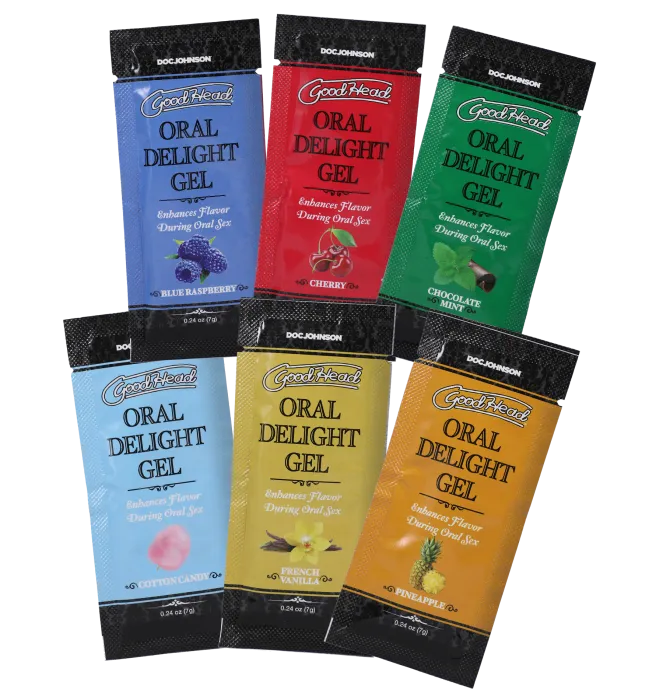 doc-johnson-goodhead-gel-oral-comestible-6-saveurs-kit image 1
