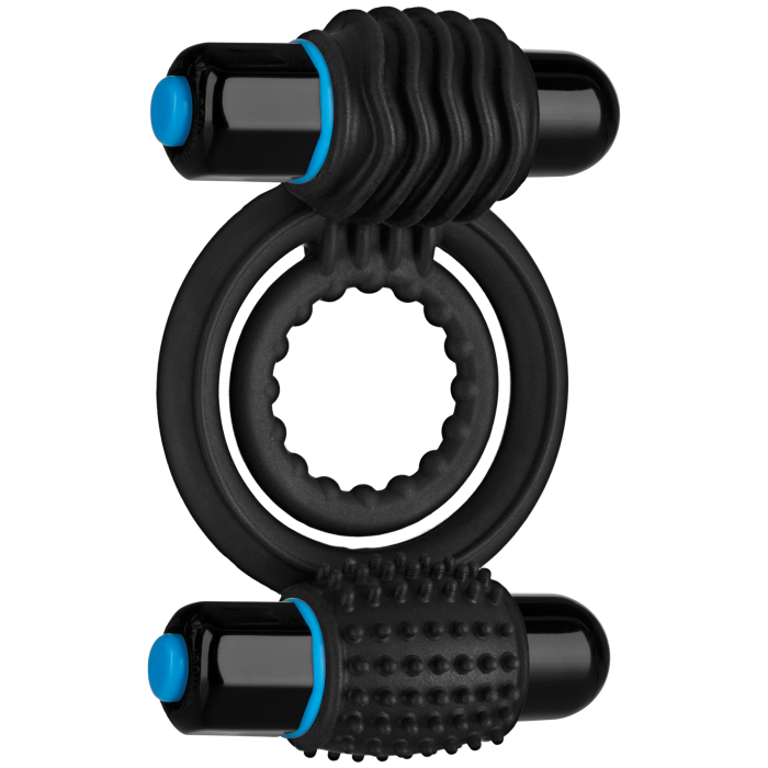 doc-johnson-optimale-double-c-ring-anneau-vibrant-noir-10-vibrations image 1