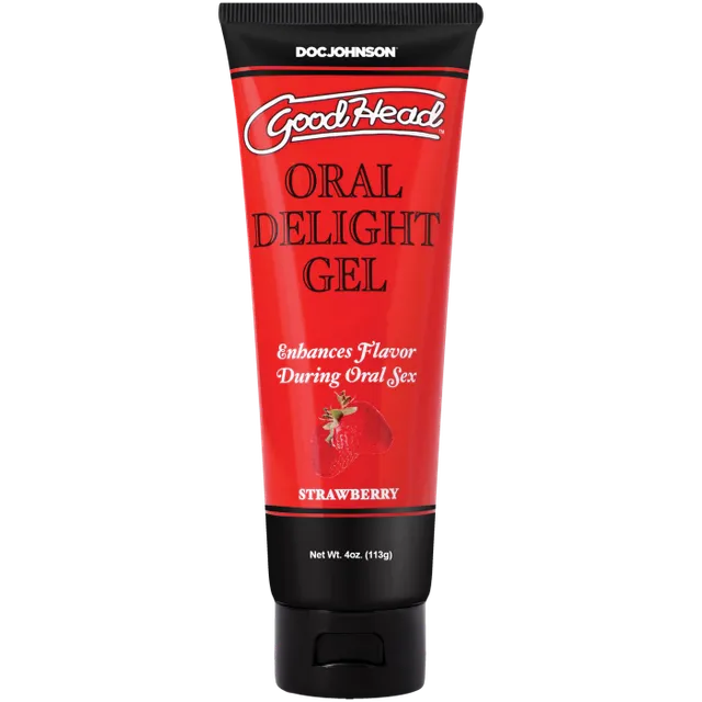 doc-johnson-goodhead-oral-delight-gel-fraise-113-g image 1