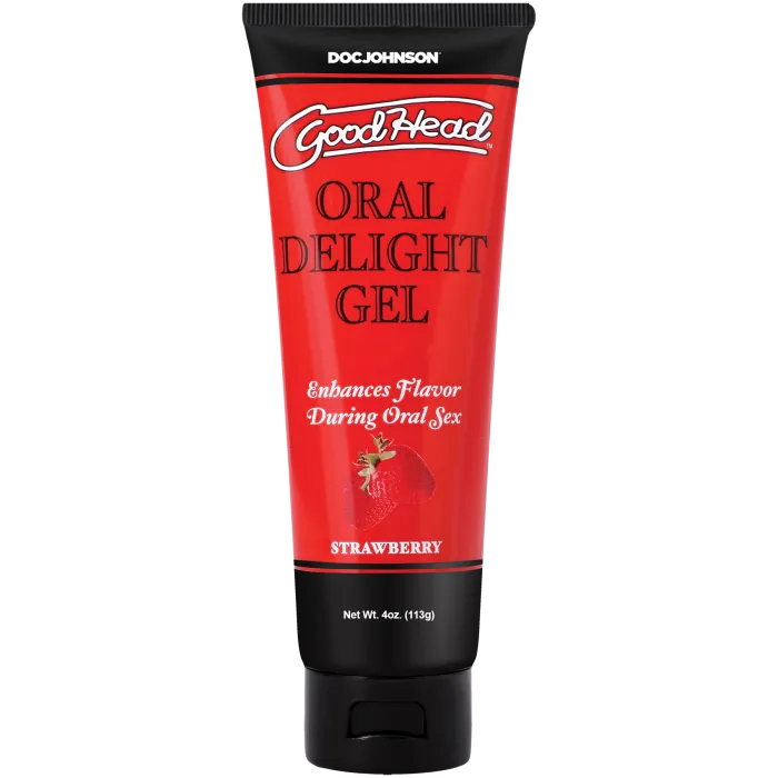 doc-johnson-goodhead-oral-delight-gel-fraise-113-g image 1