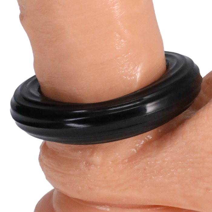 doc-johnson-rock-solid-ribbed-donut-anneau-p-nien-noir-silicone image 5