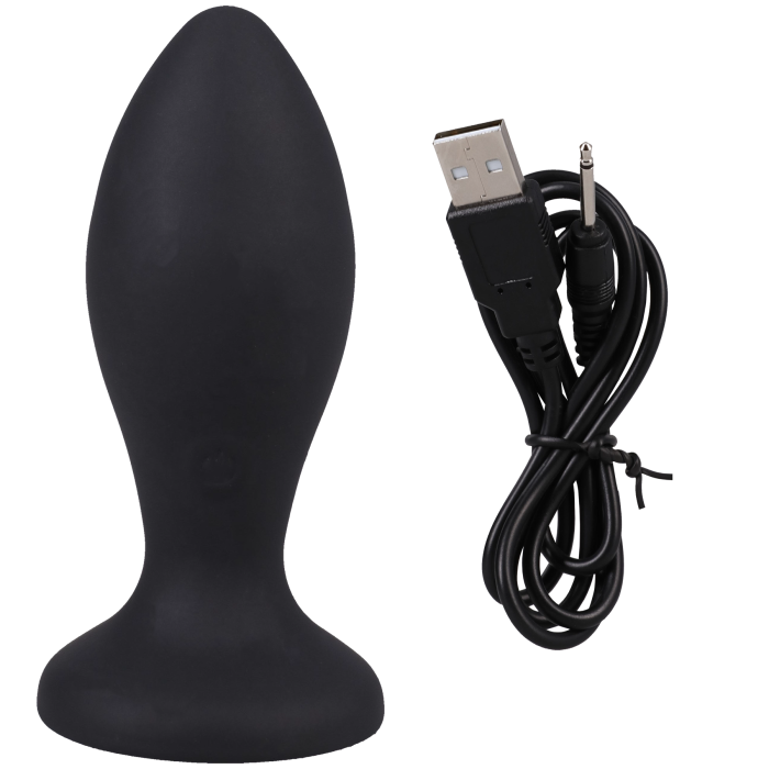 doc-johnson-booty-bling-plug-anal-vibrant-silicone-rose-7-cm image 4