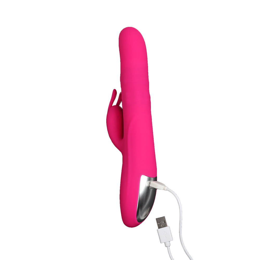 be-happy-rabbit-vibrant-virevolte-vibromasseur-rose-rotatif image 4