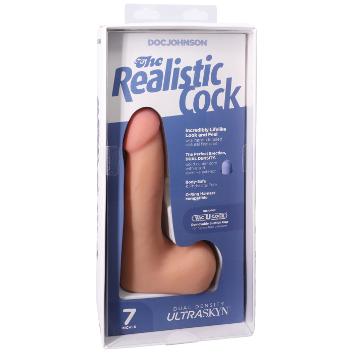 doc-johnson-the-realistic-cock-gode-7-pouces-ultraskyn-vanille image 8