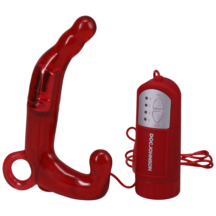 doc-johnson-anal-toys-prostate-pleasure-wand-stimulateur-rouge image 2