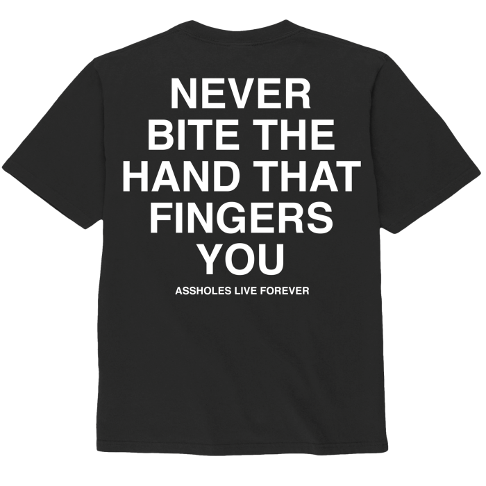 doc-johnson-assholes-live-forever-t-shirt-noir-taille-s image 2