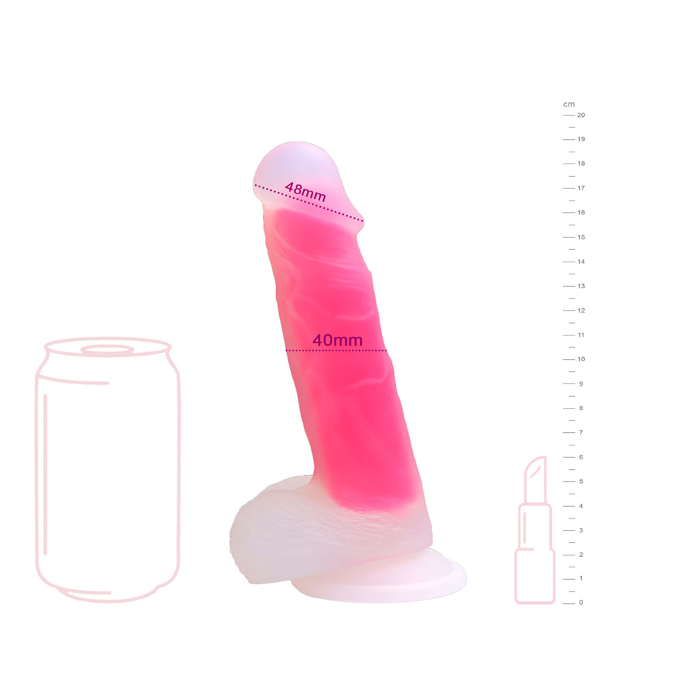 be-happy-audace-gode-ventouse-double-densit-dildo-rose-r-aliste image 2