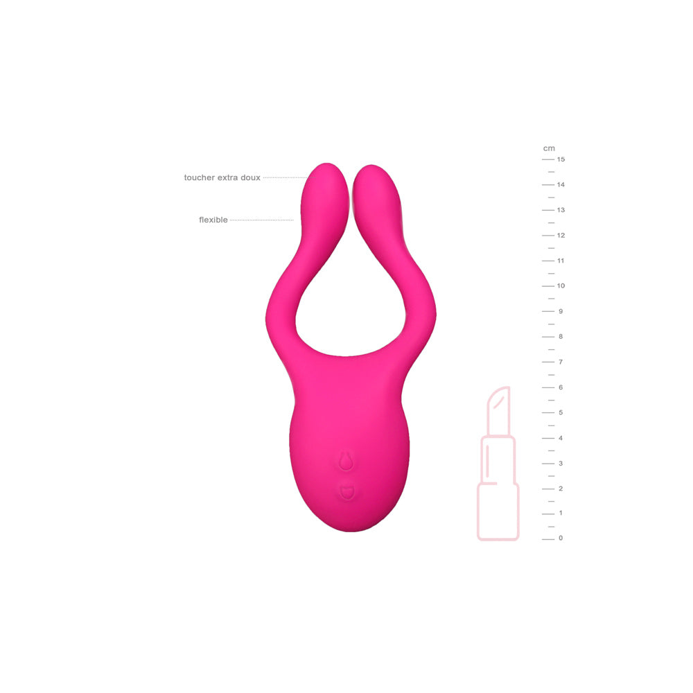be-happy-jouissance-sextoy-couple-vibrant-rose-or-silicone image 2