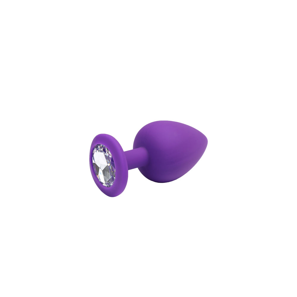 be-happy-joyau-plug-anal-noir-violet-silicone-s-m-l image 5