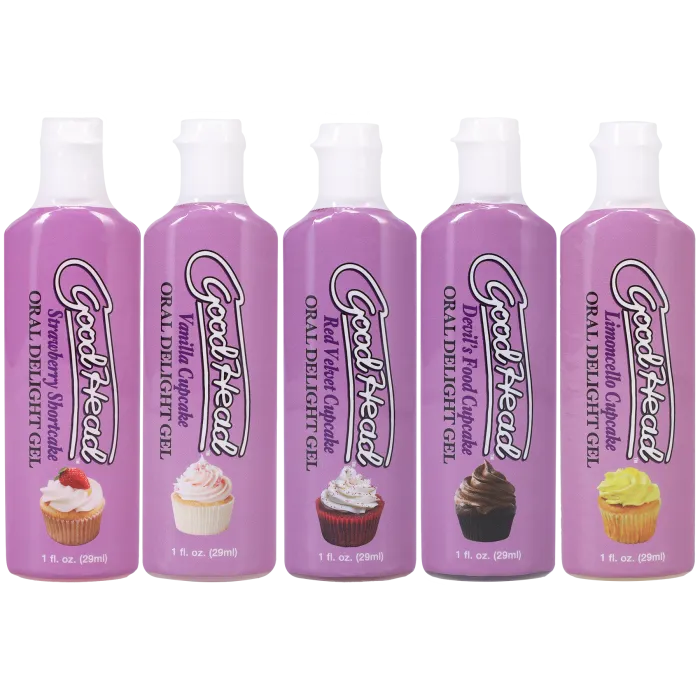 doc-johnson-goodhead-oral-delight-gel-cupcakes-5x29-ml image 1