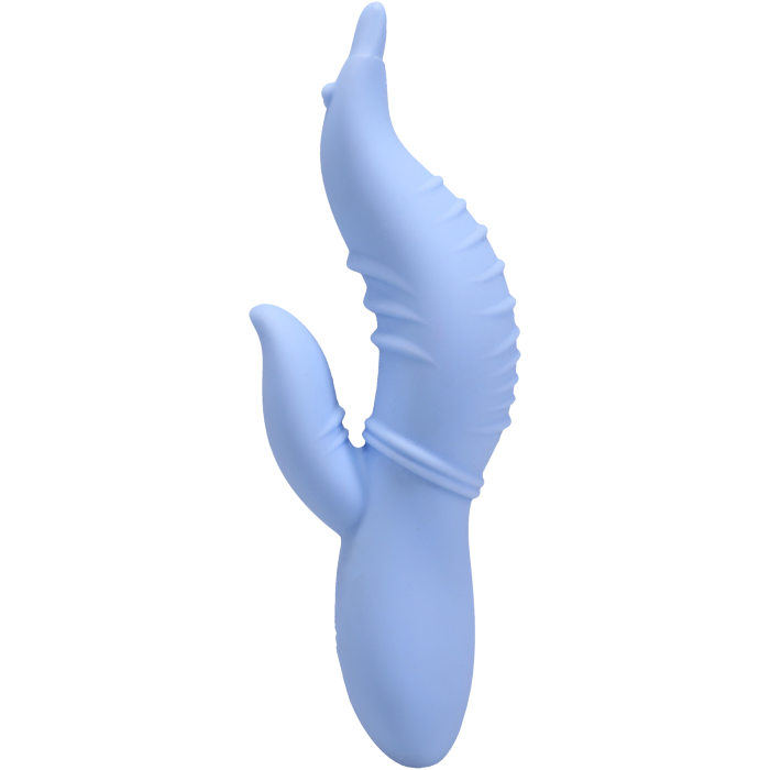 doc-johnson-seahorse-siren-vibromasseur-silicone-bleu image 3