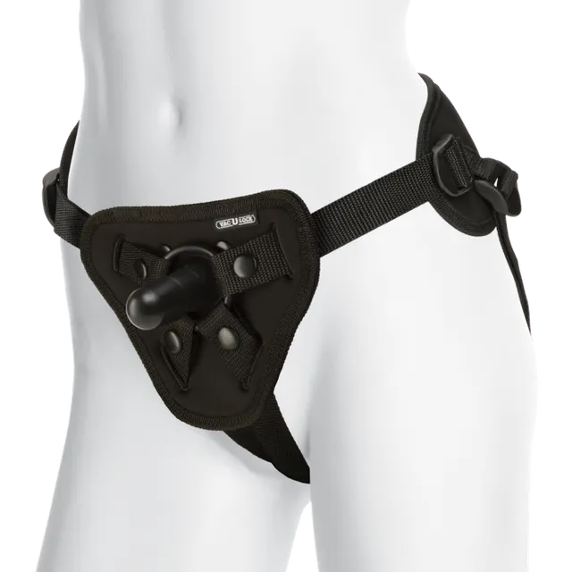 doc-johnson-vac-u-lock-supreme-harnais-strap-on-noir image 1