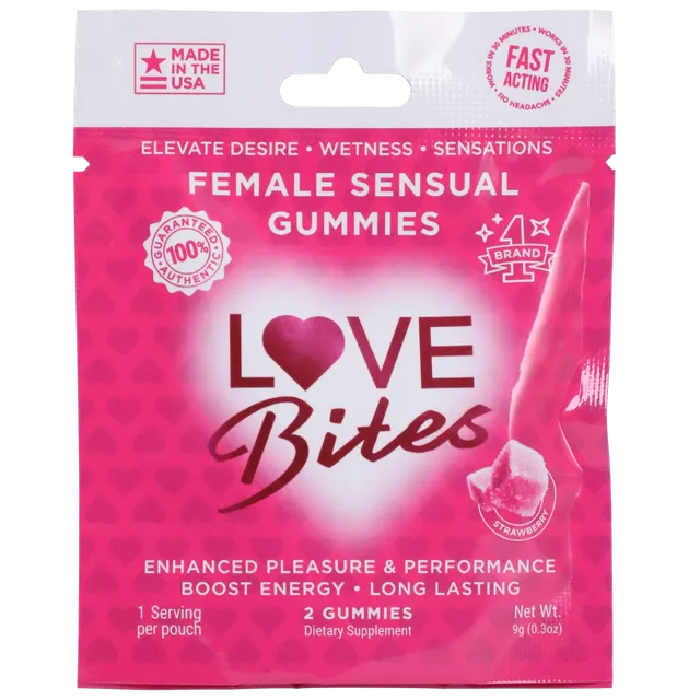 doc-johnson-love-bites-gommes-femme-fraise-individuel image 1