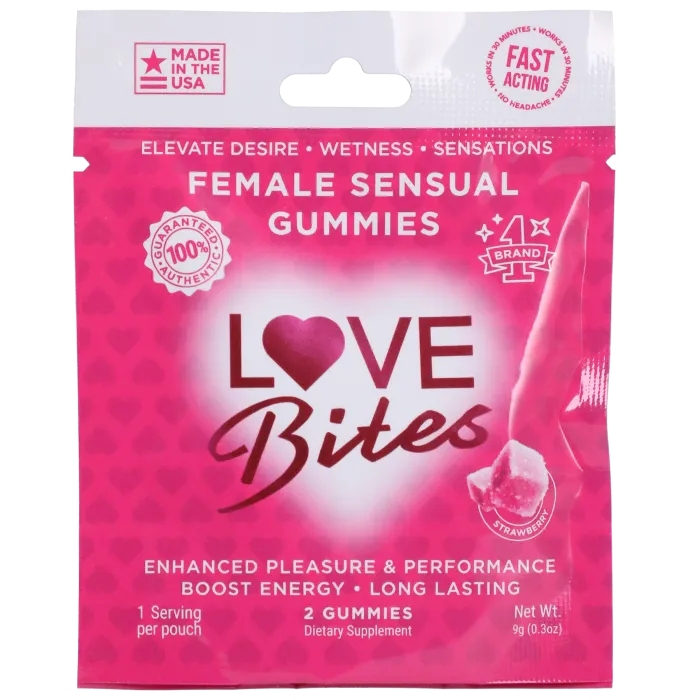 doc-johnson-love-bites-gommes-femme-fraise-individuel image 1