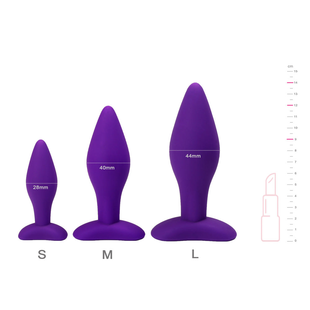 be-happy-confidence-plug-anal-silicone-violet-taille-s image 8