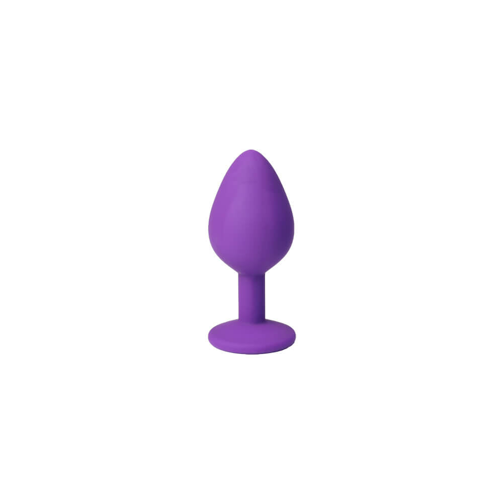 be-happy-joyau-plug-anal-noir-violet-silicone-s-m-l image 3