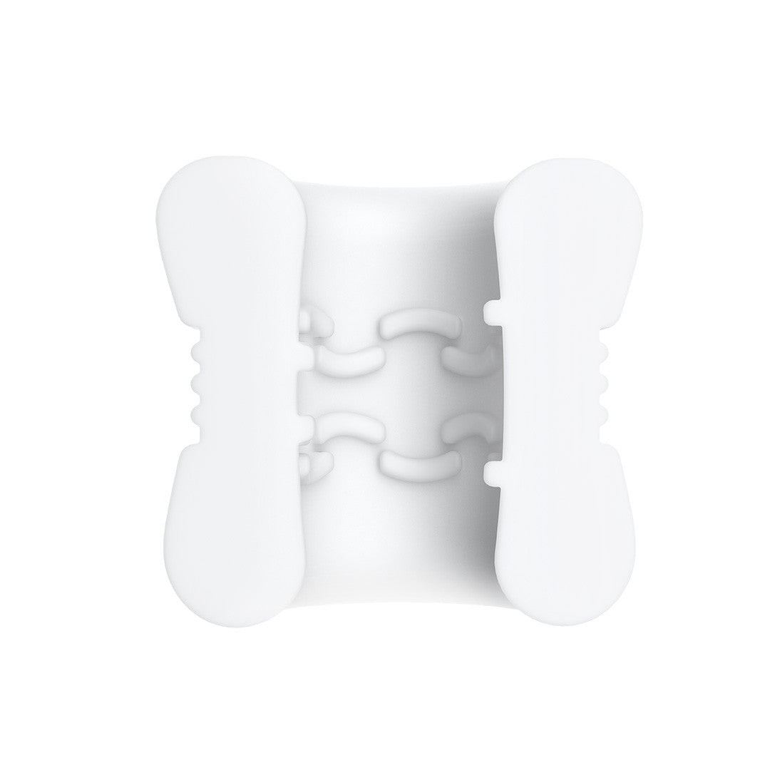 be-happy-wavy-masturbateur-cockring-bumper-blanc-tpe-souple image 3