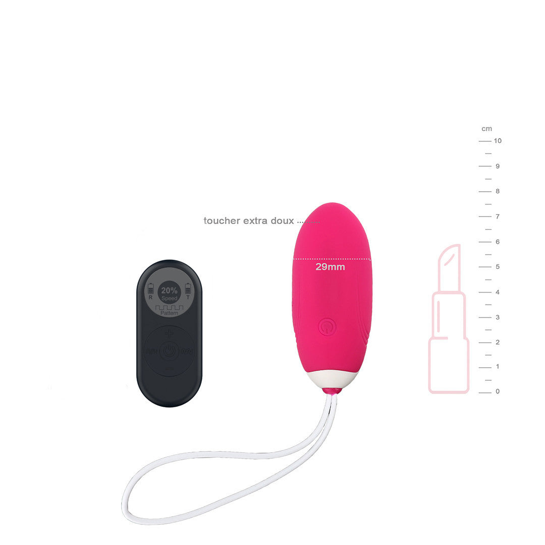 be-happy-emprise-oeuf-vibrant-t-l-command-rouge image 3