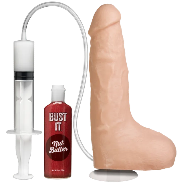doc-johnson-bust-it-8-5-firmskyn-gode-jaculateur-vanille image 1