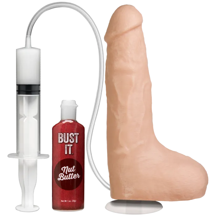 doc-johnson-bust-it-8-5-firmskyn-gode-jaculateur-vanille image 1
