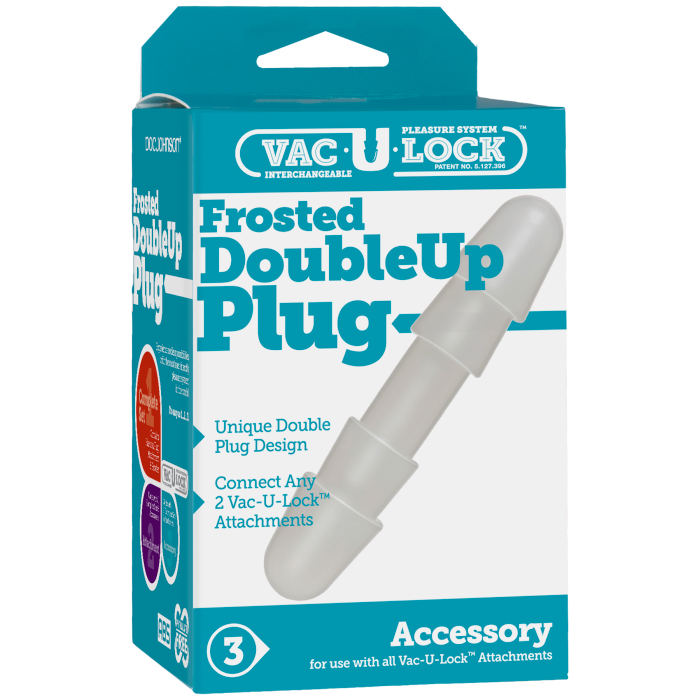 doc-johnson-vac-u-lock-frosted-double-up-plug-double image 3